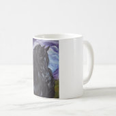 Tasse NOIRE de CHEVAL d'ÉTALON (Devant droit)