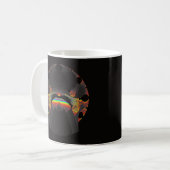 Tasse noire de fractale (Devant gauche)