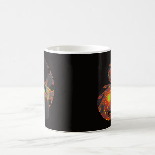 Tasse noire de fractale