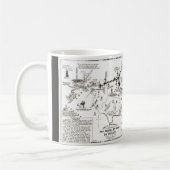 Tasse noire de la chevauchée de Paul Revere (Gauche)