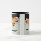 Tasse noire de la sonnerie 11oz (Centre)