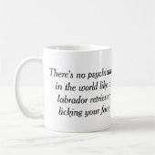 Tasse noire de la tasse | de labrador retriever (Gauche)