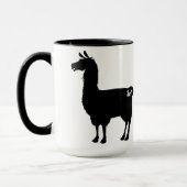 Tasse noire de lama (Gauche)