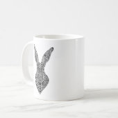 Tasse noire de lièvres (Devant gauche)