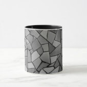 Tasse noire de mosaïque (Centre)