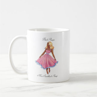 Tasse noire de pin-up - Audrey