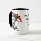 Tasse noire de poignée (Devant gauche)