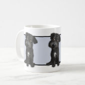 Tasse (noire) de Schnoodle (Devant gauche)