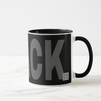 Tasse noire de Zazzle