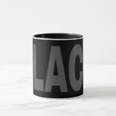 Tasse noire de Zazzle (Centre)