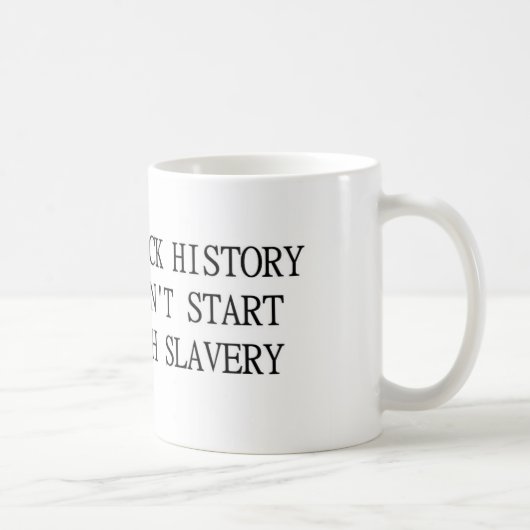 Tasse noire d'histoire (Droite)