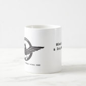 Tasse noire et blanche (Centre)