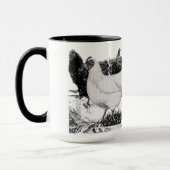 Tasse noire et blanche de géant du Jersey (Gauche)