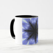 Tasse noire et pourpre de Kaleidescope Cofee (Devant gauche)