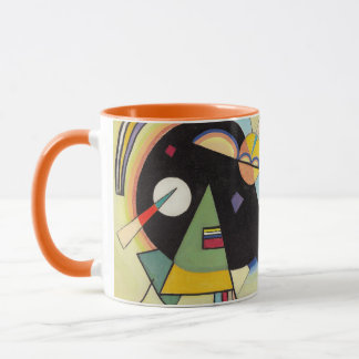 Tasse noire et violette de Kandinsky - d'art