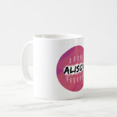 Tasse noire orpheline - Alison (Devant gauche)