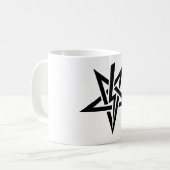 Tasse noire simple d'Anton Szandor LaVey Sigil (Devant gauche)