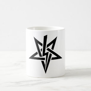 Tasse noire simple d'Anton Szandor LaVey Sigil