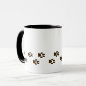 Tasse noire somnolente de chiot de laboratoire (Devant gauche)