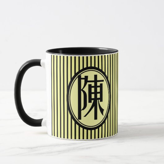 Tasse - nom de famille chinois Chen (Gauche)