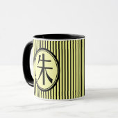 Tasse - nom de famille chinois Zhu (Devant gauche)