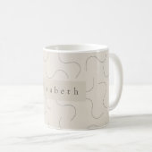 Tasse Nom Moderne  (Devant droit)