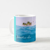 Tasse nommée de croisière des Caraïbes (Devant gauche)