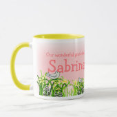 Tasse nommée de fille personnalisée par (Gauche)