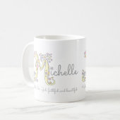 Tasse nommée de monogramme de signification de la (Devant gauche)