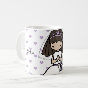 Tasse nommée de première sainte communion pour u