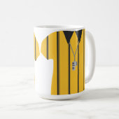 Tasse nommée de référence du football (Devant droit)