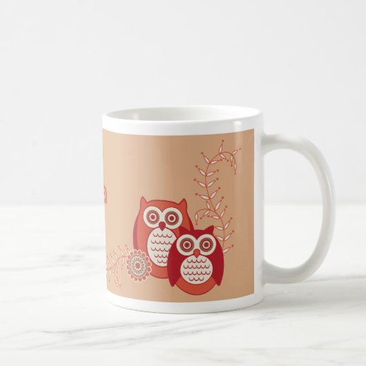 Tasse nommée de rétros hiboux (Droite)