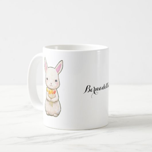 Tasse nommée faite sur commande avec le graphique (Devant gauche)
