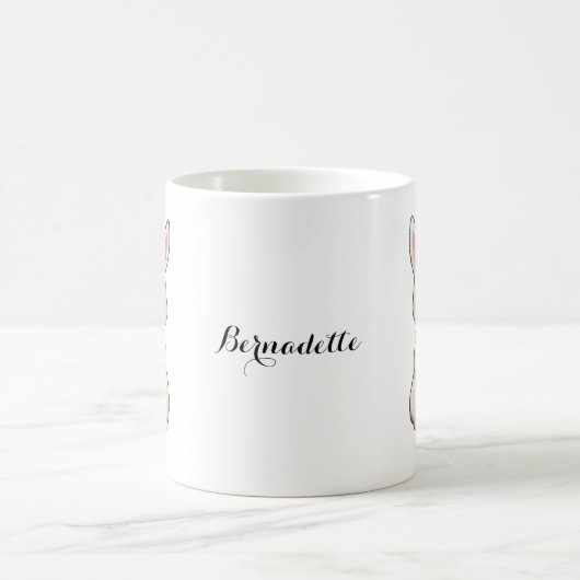 Tasse nommée faite sur commande avec le graphique (Centre)