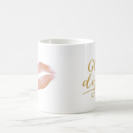 Tasse nommée faite sur commande de bêcheur de but (Centre)