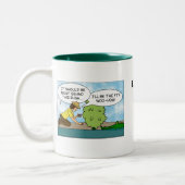 Tasse nommée faite sur commande de Geocaching de (Gauche)