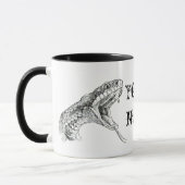 Tasse nommée faite sur commande de vipère (Gauche)