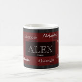 Tasse nommée internationale d'Alex (Centre)