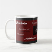Tasse nommée internationale d'Alex (Gauche)