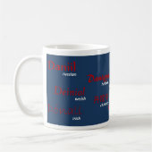 Tasse nommée internationale de Daniel (Gauche)