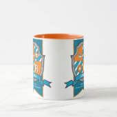 Tasse nommée orange de signification de crête de (Centre)