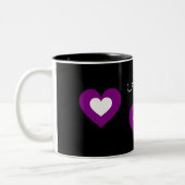 Tasse nommée personnalisable de Valentine de (Gauche)