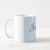 Tasse nommée personnalisée - papillons (Gauche)