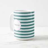 Tasse nommée rayée (Devant gauche)