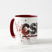 Tasse non autorisée de CSI d'éclaboussure de sang (Devant gauche)