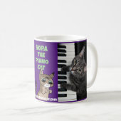 Tasse Nora le chat de piano 004 (Devant droit)