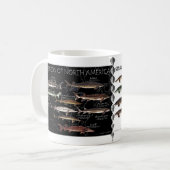 Tasse nord-américaine d'affiches d'esturgeon (Devant gauche)