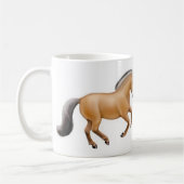 Tasse norvégienne de cheval de fjord (Gauche)
