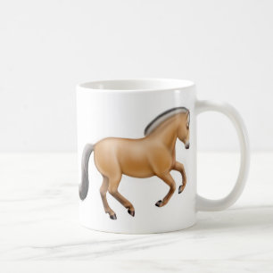 Tasse norvégienne de cheval de fjord