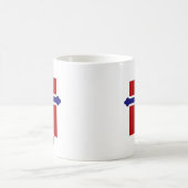 Tasse norvégienne de croix/drapeau (Centre)